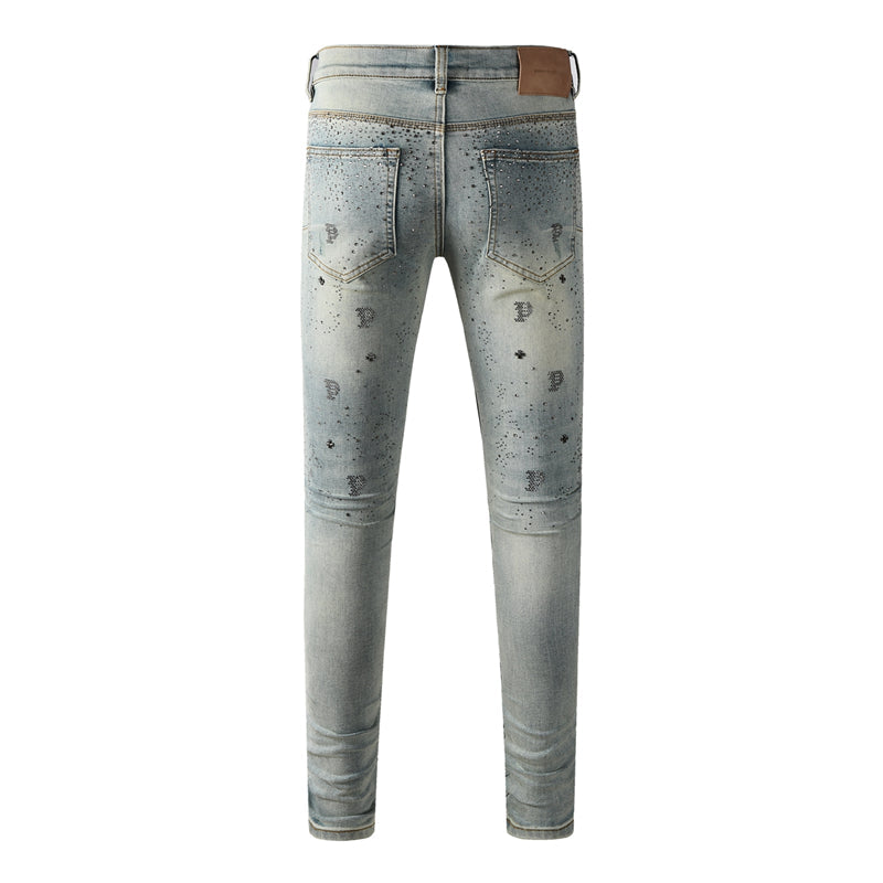 PURPLE  Fashion Jeans 9127