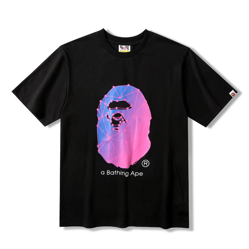 Bathing Ape T-Shirt Printed Large Size Loose Short Sleeve T-shirt