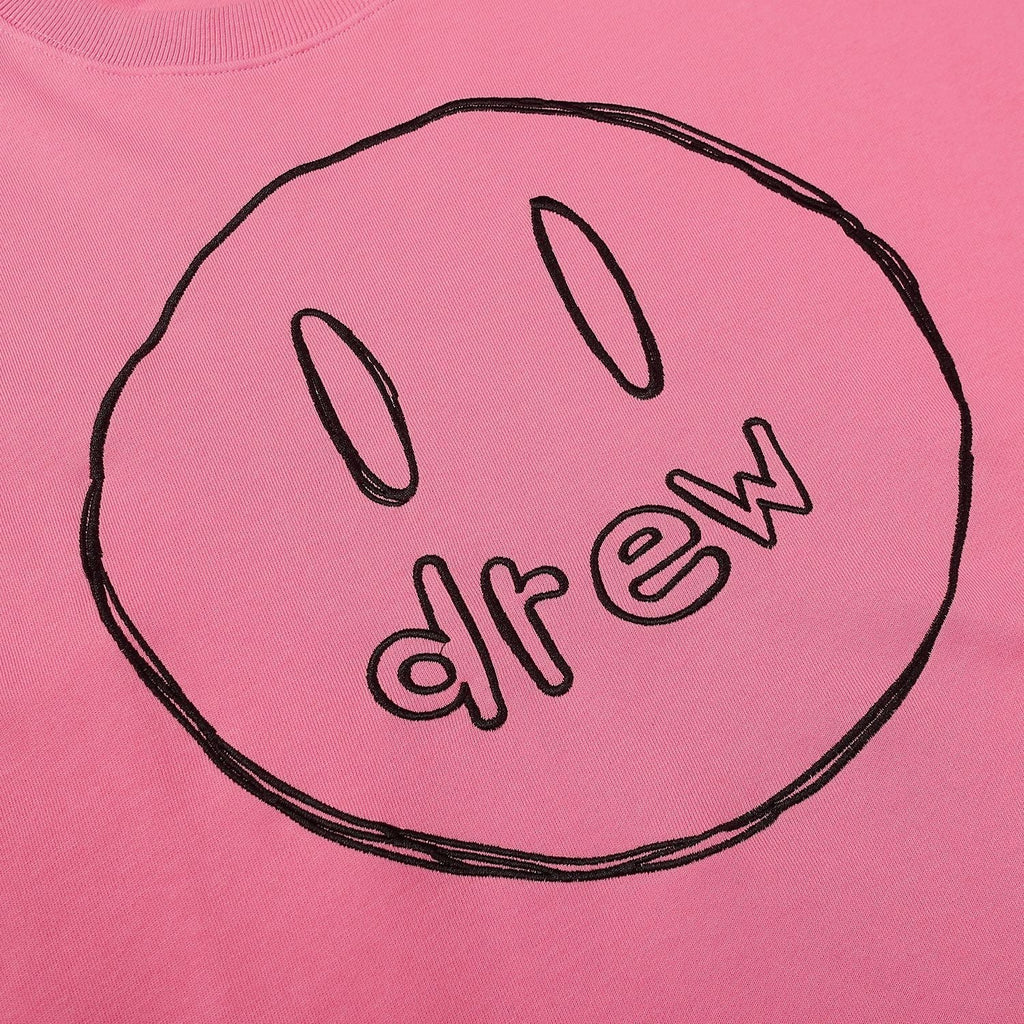Drew House Sweatshirts Unisex Sketch Smiley Face Crew Neck Sweatshirts