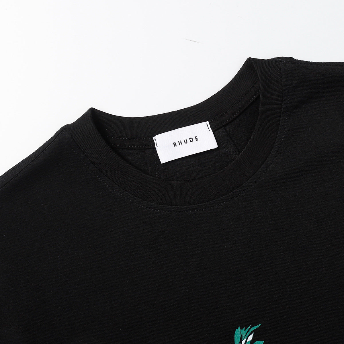 Rhude T-shirt Sailing Coconut Tree Print Short Sleeve T-shirt