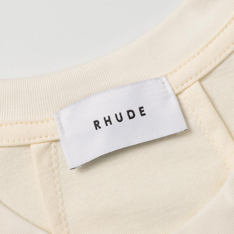 Rhude T-shirt Leopard Print Short Sleeve T-shirt