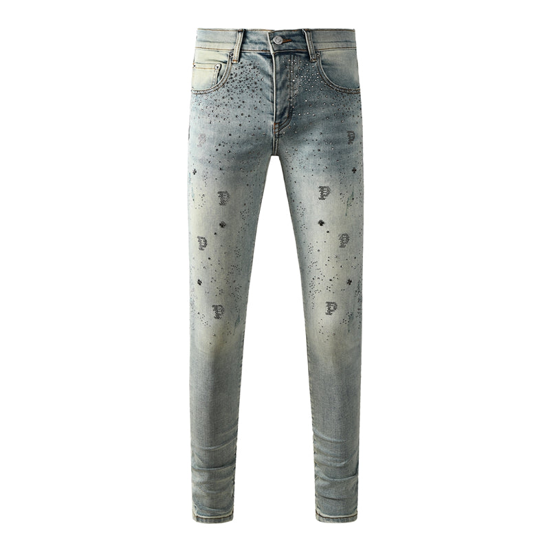 PURPLE  Fashion Jeans 9127
