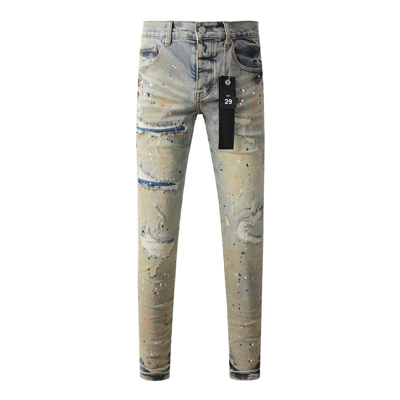 PURPLE  Fashion Jeans 9071