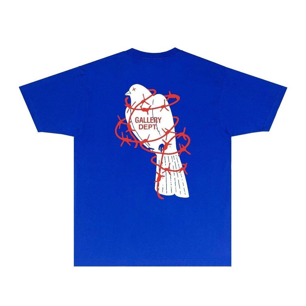 Gallery Dept T Shirt Retro Printed Loose Short-Sleeved Shirt (part2)